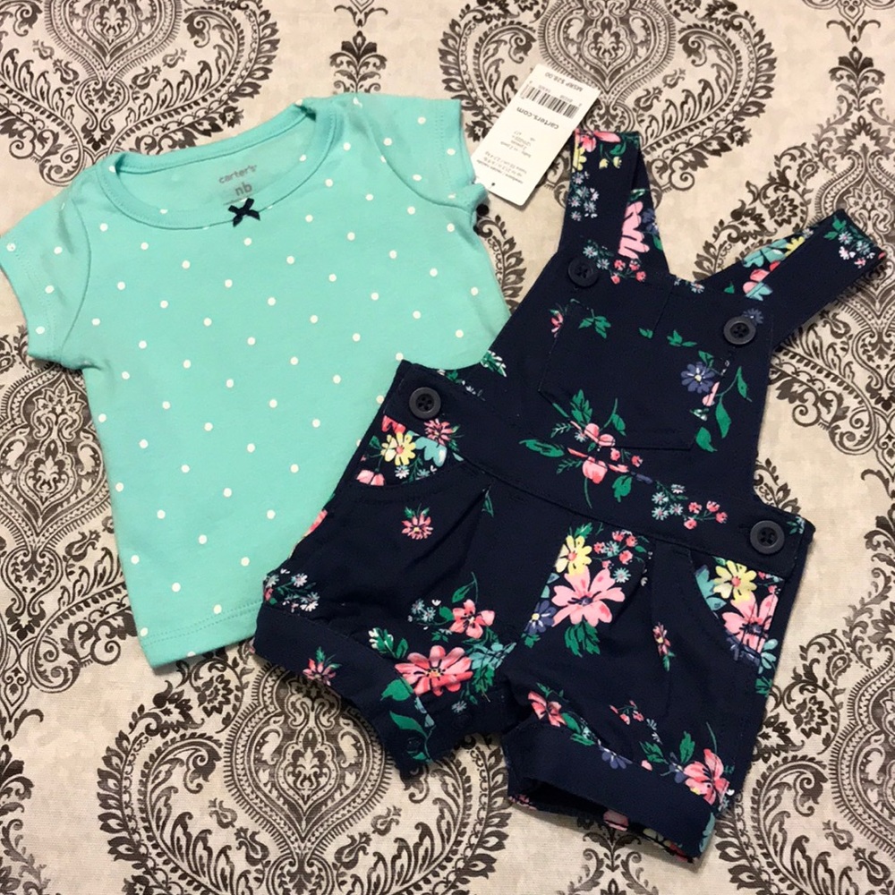 NWT 2 Piece Carter’s outfit newborn